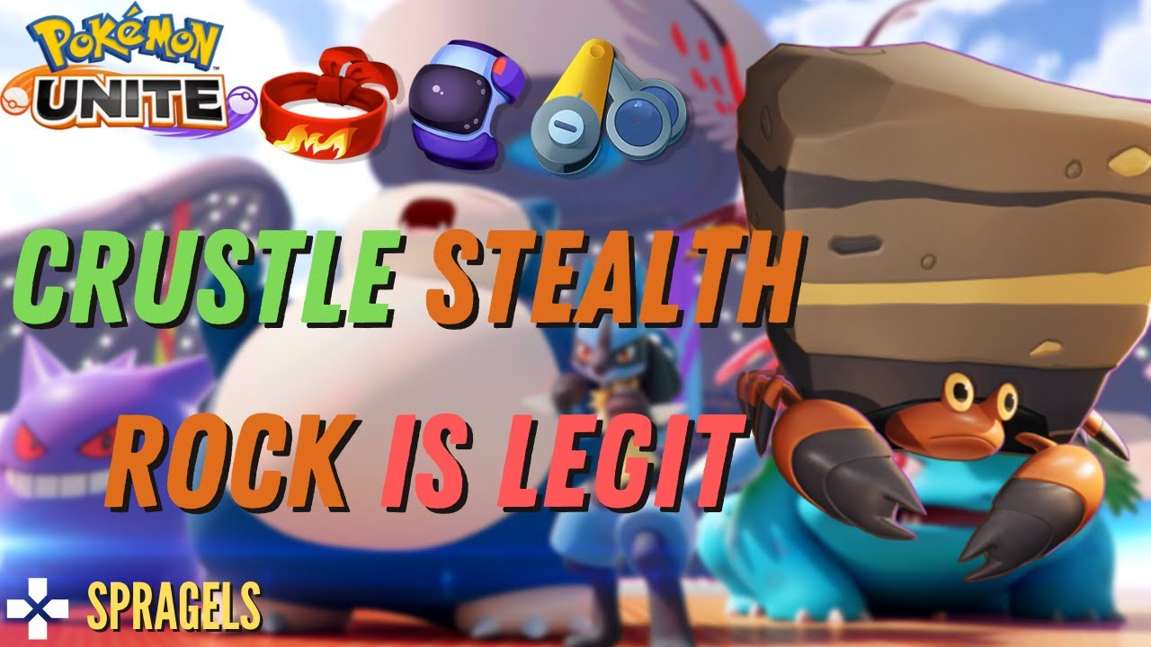 Crustle Stealth Rock Build Is SO GOOD! - Pokémon Unite