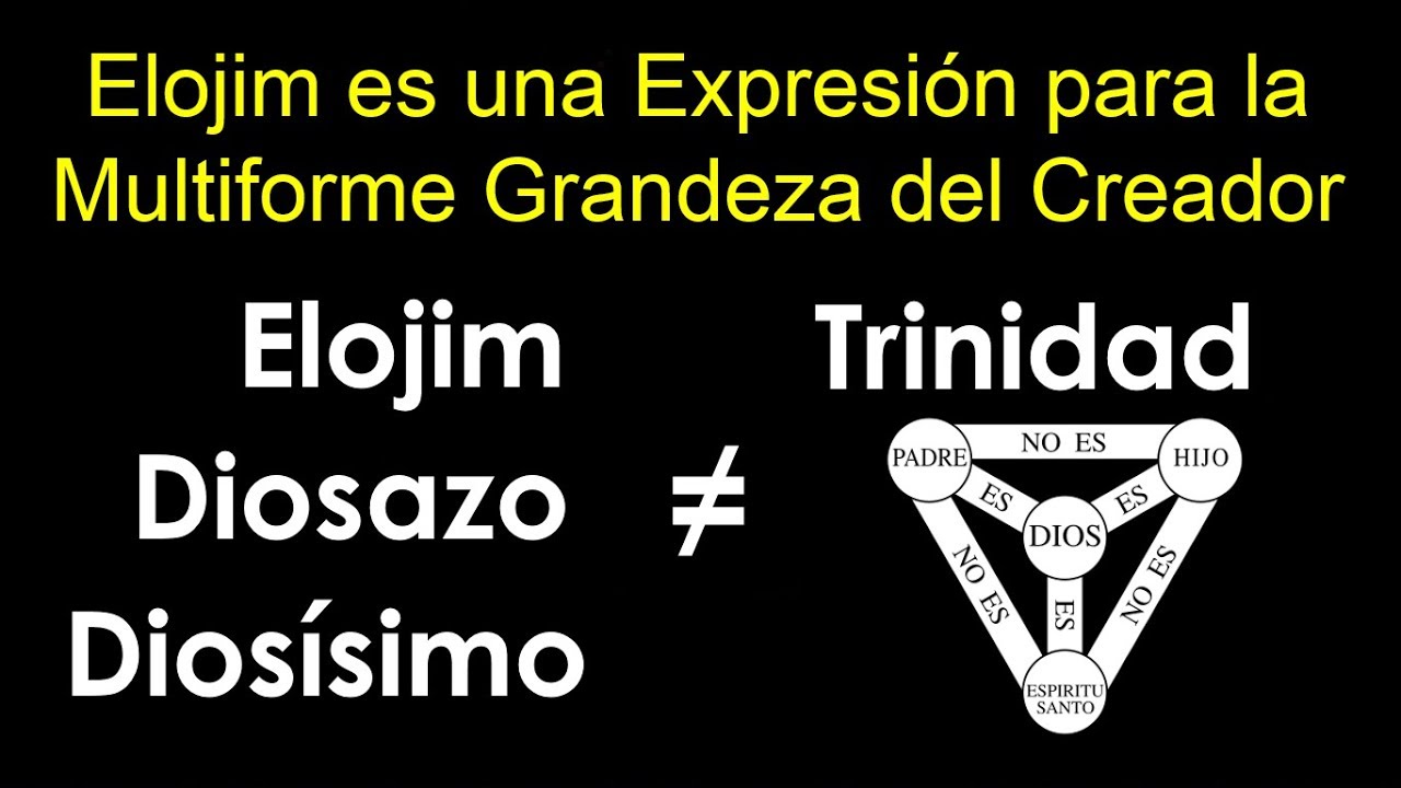 La Palabra Hebrea Elojim (Elohim)