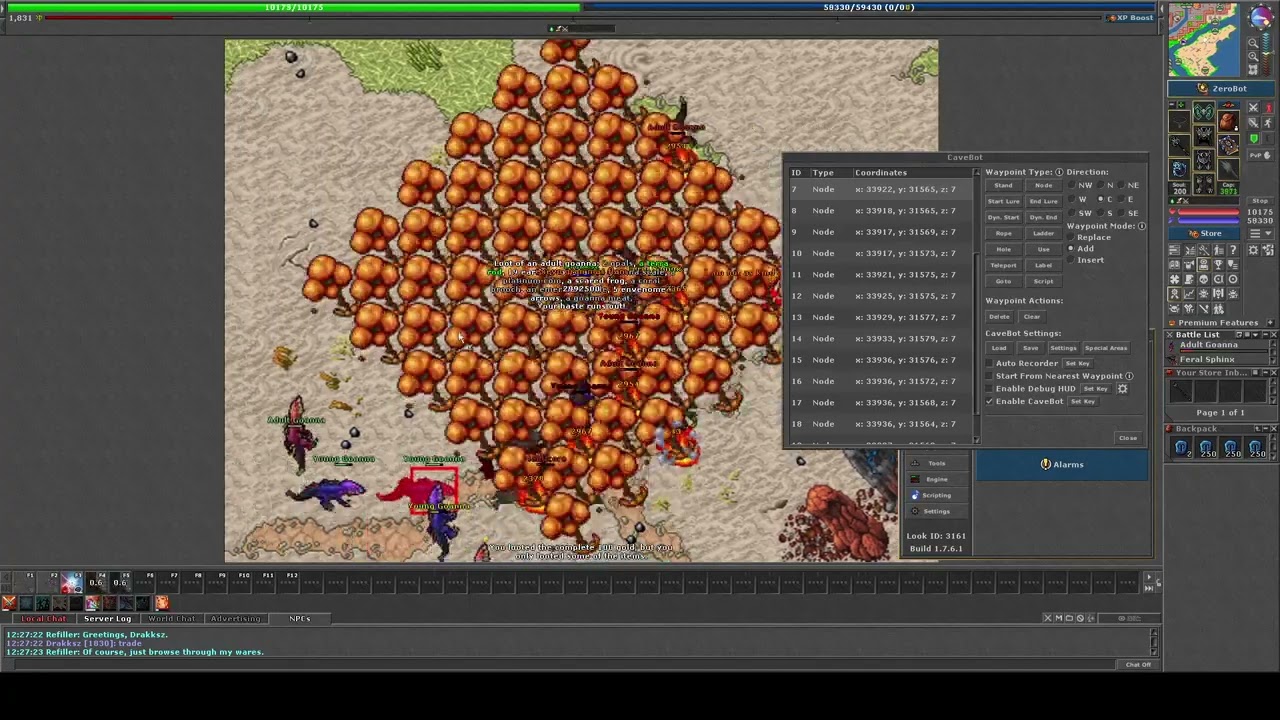 Como utilizar o Dynamic lure do ZeroBot