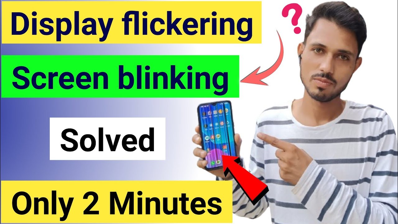 screen flickering problem in android | display blinking problem solution | screen flickering ❓
