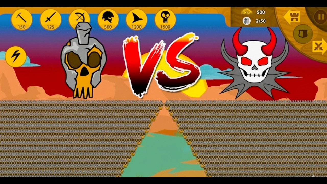 STICK WAR LEGACY | Army Giant Stone VS Army Kai Kai Kai⚔️🔥EPIC BATTLE