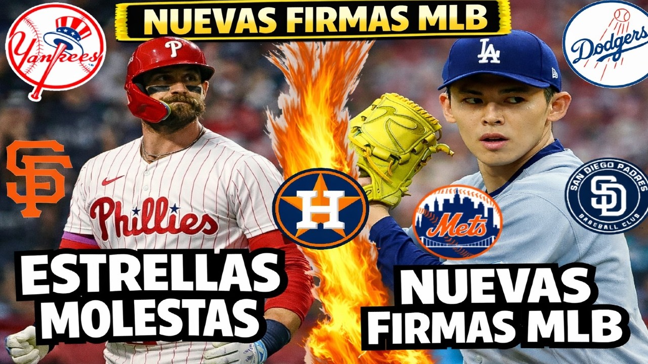 DODGERS, PADRES y YANKEES FIRMAN | HARPER y BUXTON MOLESTOS ¿SE VAN?