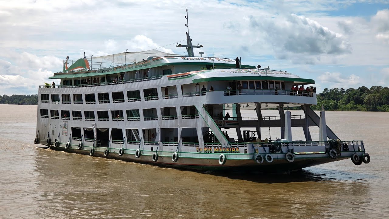 F/B Rio Madeira. (VIAGEM REGIONAL, AMAZONAS) Coimbra Navegações 