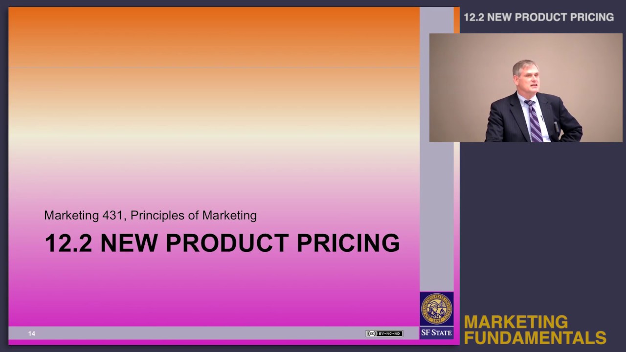 Topic 12.1 New product pricing