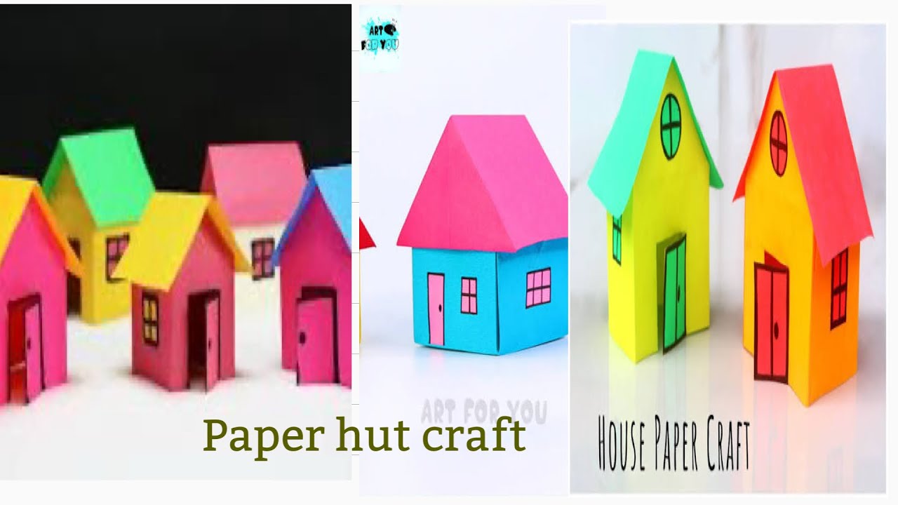 	Easy Paper House Craft 🏠 | DIY Mini Paper House Tutorial | Kids idea#homemadepapercraft #shorts 