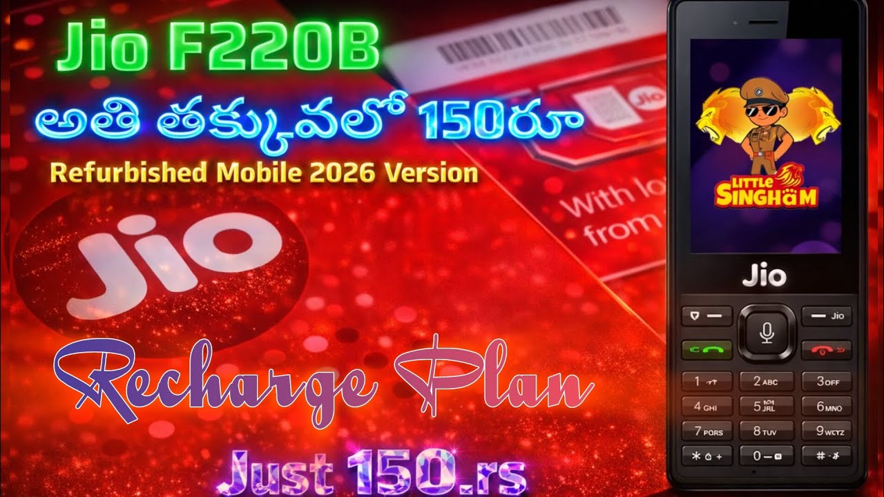 How To Insert Jio SIM Card || Jio F220B Refurbished Model SIM Card Testing Work or Not || [2026] 150
