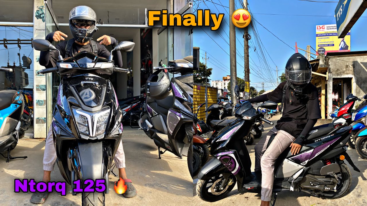 Taking Delivery of Ntorq 125 Super Squad Edition 🔥||Black Panther 🖤|| TVS Ntorq 125 BS6😍