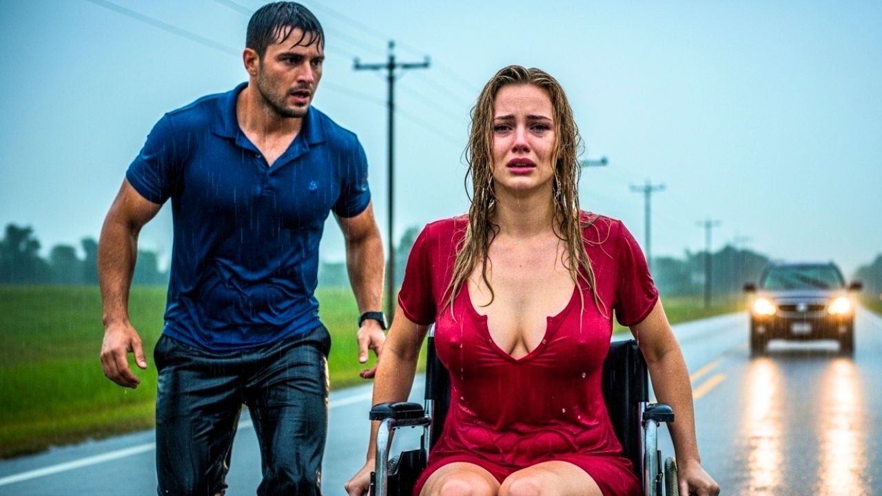 Single Dad Rescues Abandoned Girl in a Wheelchair in the Rain—What He Learned Will Shock You