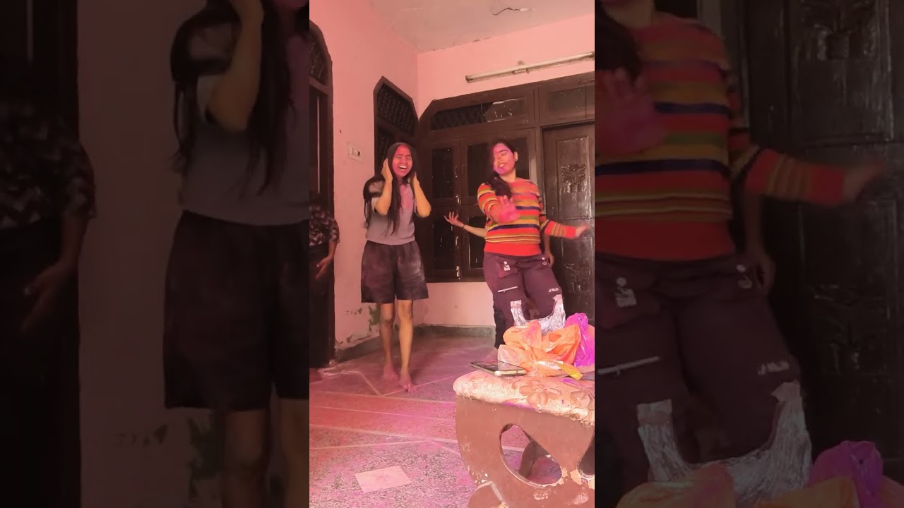Holi masti 😂😂😂♥️