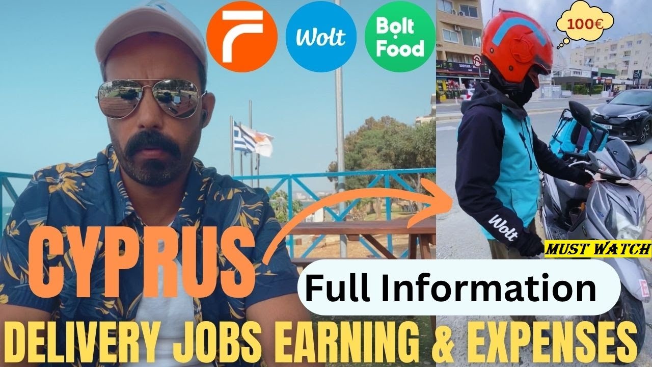 Student Delivery jobs earnings and expenses in cyprus//Make €3000/Month Delivering? Cyprus Job Truth