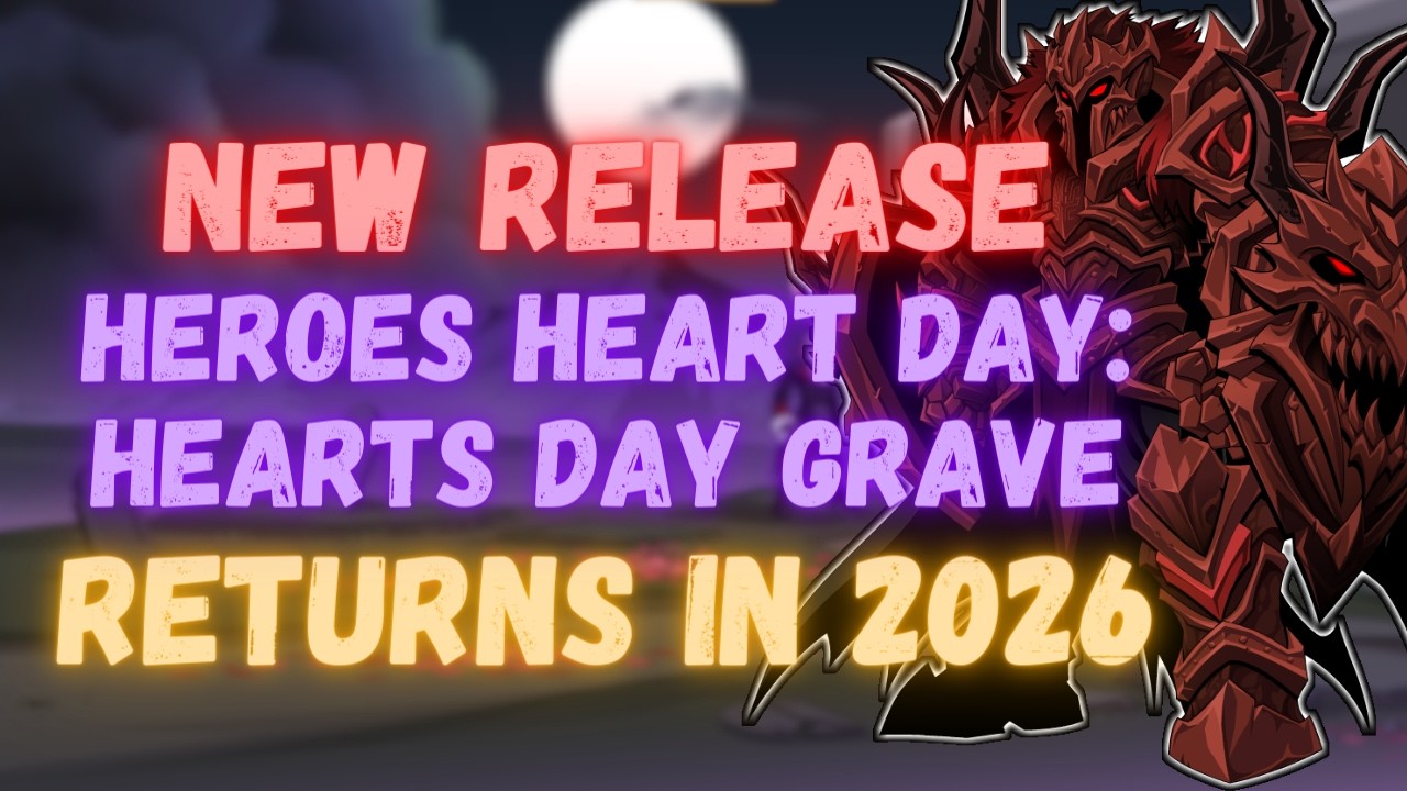 AQW Heroes Heart Day Season Returns in 2026 (Friday the 13th)