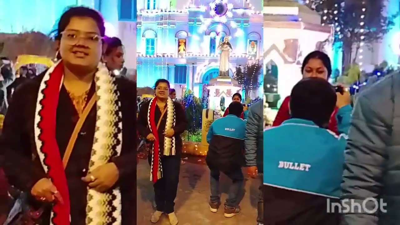 নিউ ইয়ারের সন্ধ্যা চন্দননগর চার্চের অন্দরমহল #stand #road #church #viral #video #food #vlog #foodie
