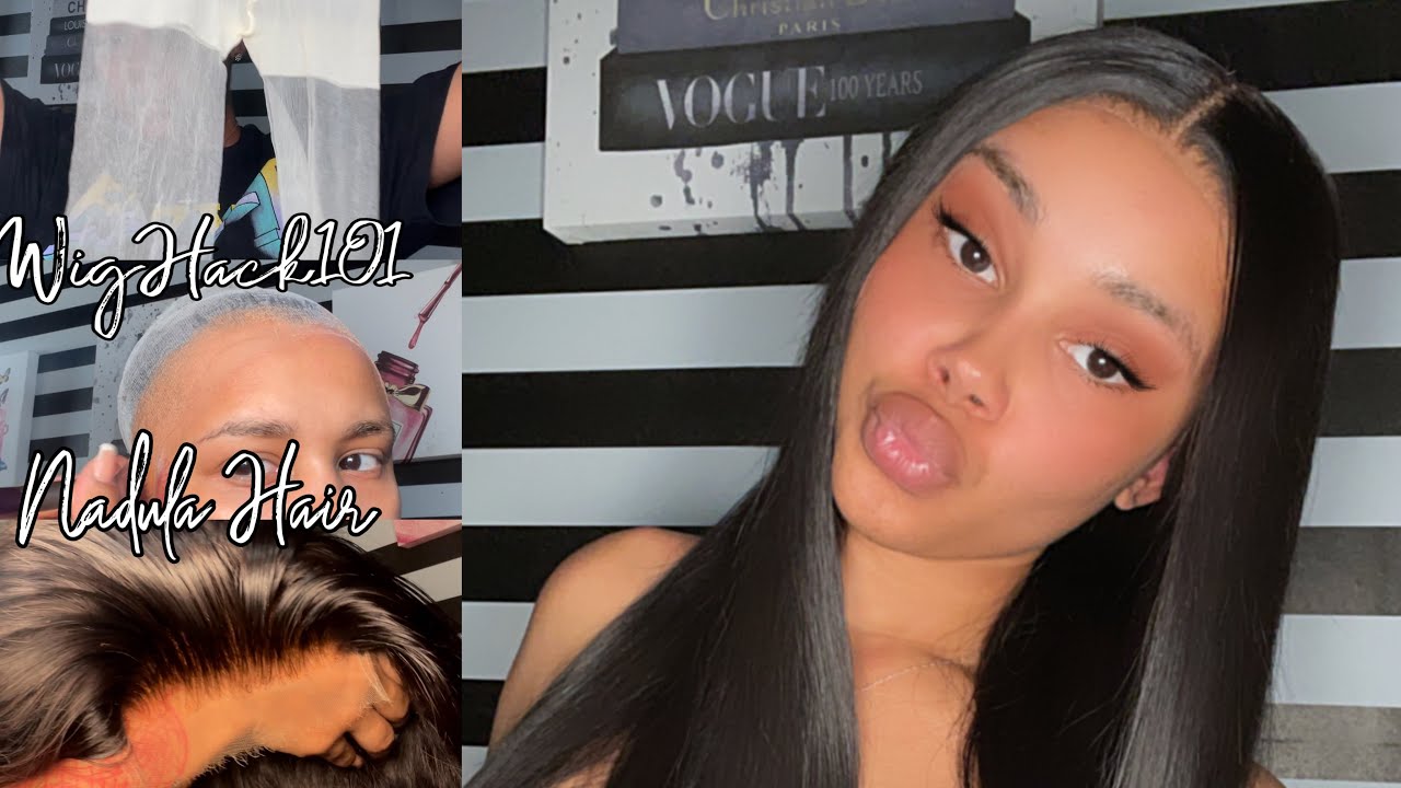 Bald Cap With Panty Hose | Best Cap Method EVER ft Nadula Hair