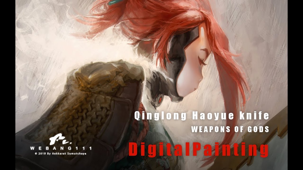 Qinglong Haoyue knife[First][Digital Painting]