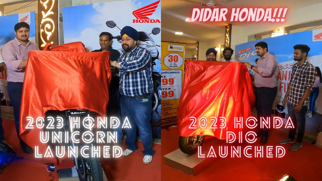 Finally Honda Unicorn and Honda Dio 2023 Model Launched in Chennai | E20 & OBD2 | SR