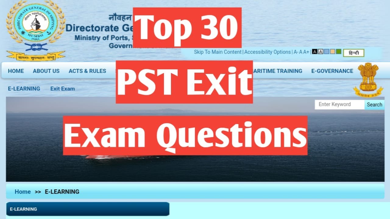 Top PST Exit Exam Questions 2023