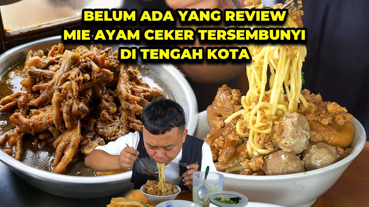 SEPORSI 12 RIBU, SPESIAL MIE AYAM CEKER SEHARI HABIS 50 KILO! PANGSITNYA DIBUAT DADAKAN!