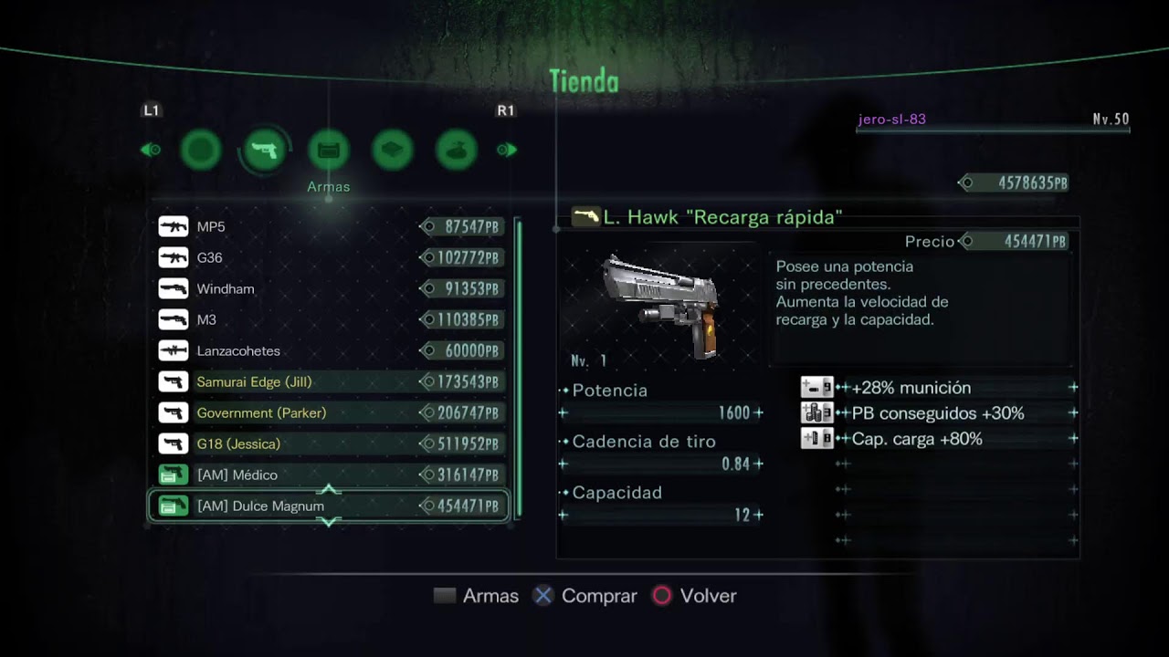 RESIDENT EVIL REVELATIONS modo asalto