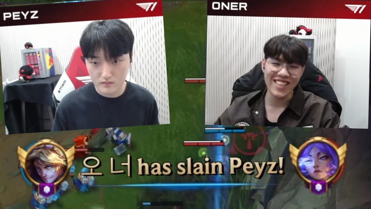 T1 Peyz Meets T1 Oner in Bot Lane - HIGH ELO KR Pros SoloQ Highlights