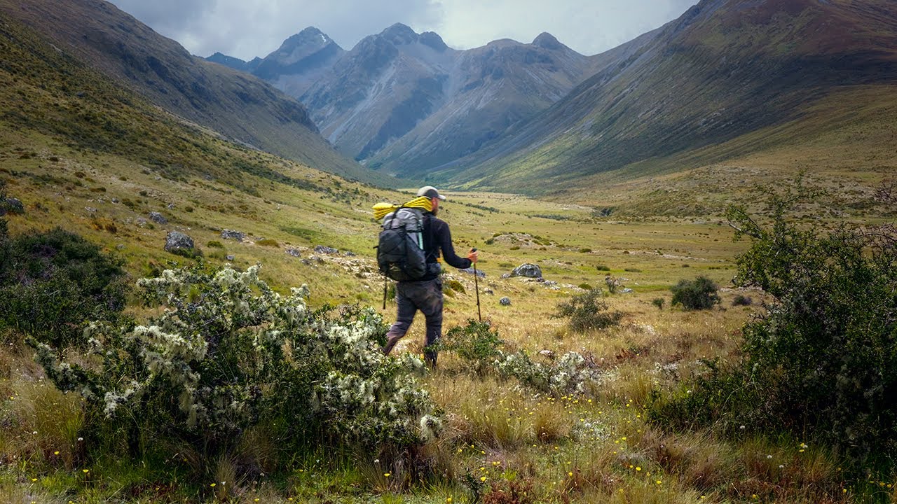 Hiking the vast windy valleys and a cozy forest camp