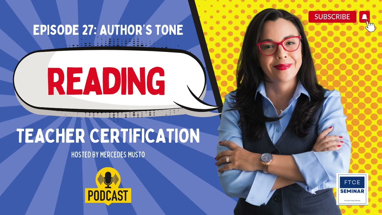 FTCE | Reading | Identifying the Author's Tone in a Text #exam  #reading #generalknowledge