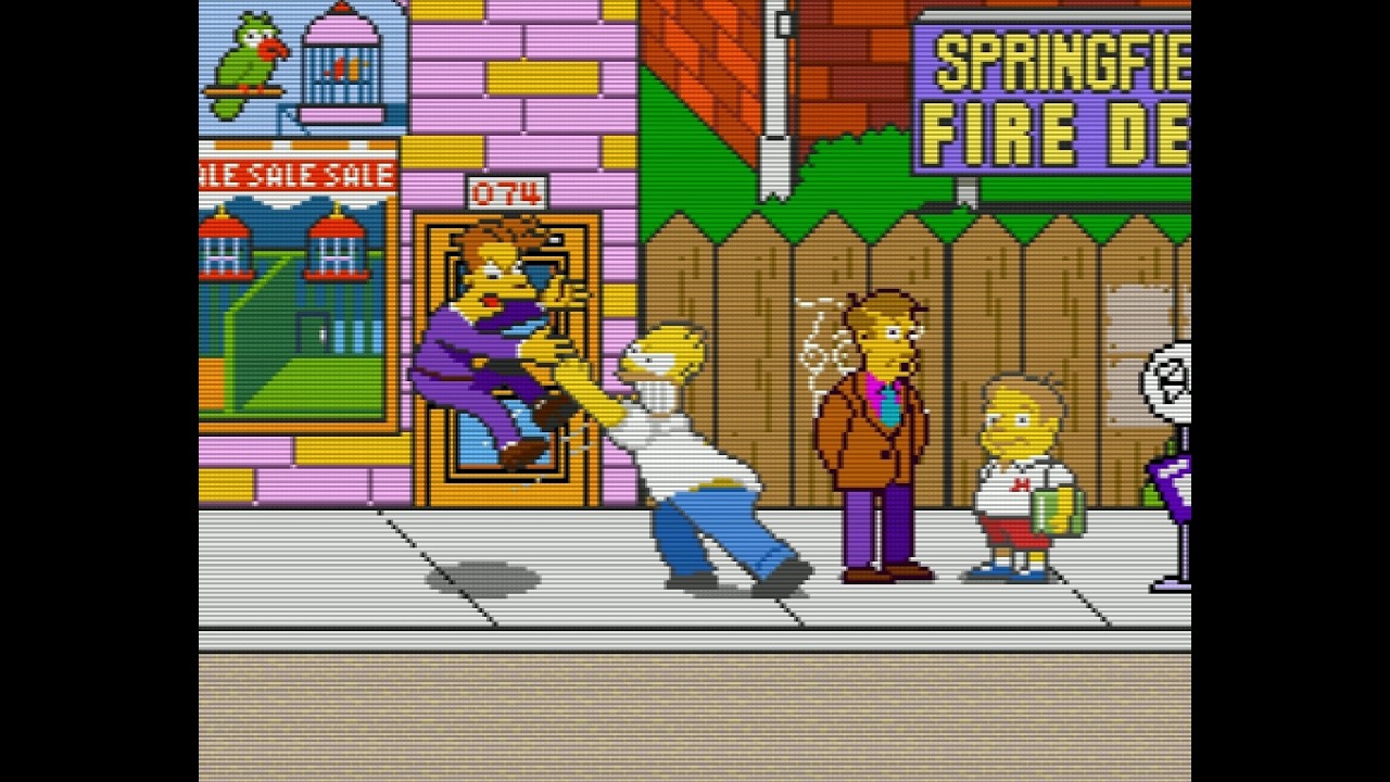 The Simpsons Arcade – Primer Nivel SIN PERDER VIDAS 🍩🔥
