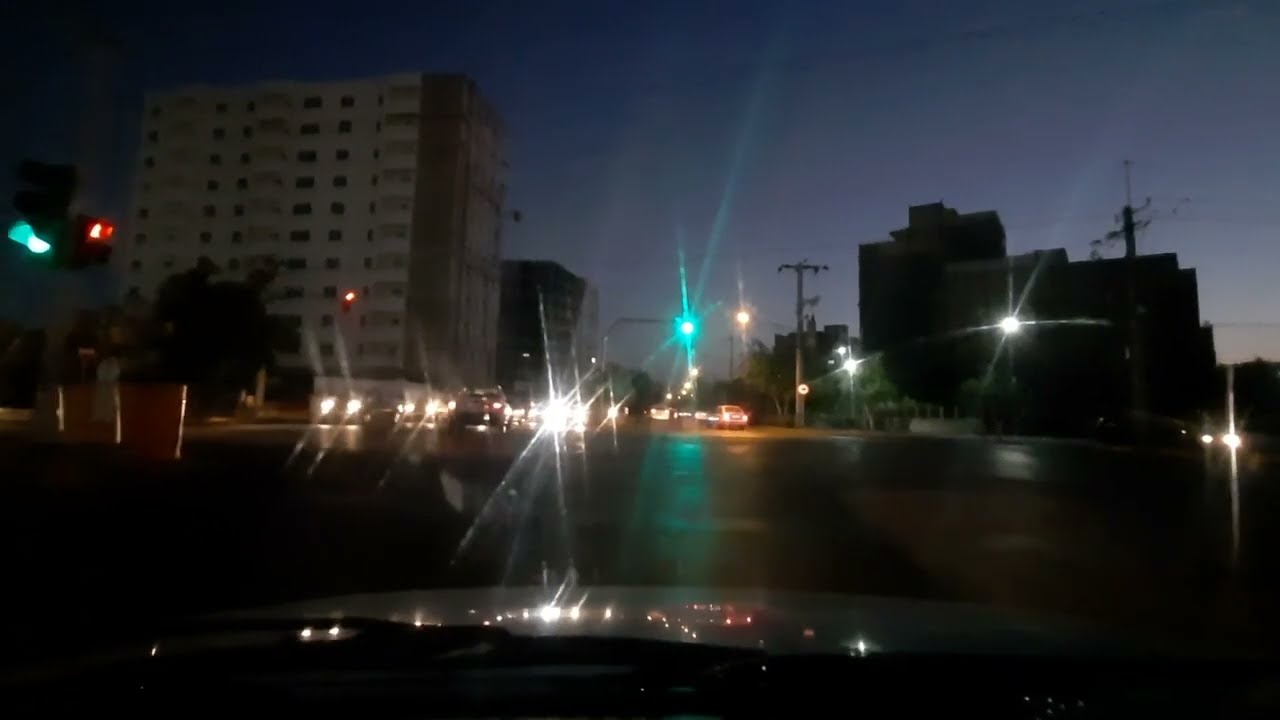 night driving vibe . mashhad city 2025 . dr.hesabi blvd (east to west ).