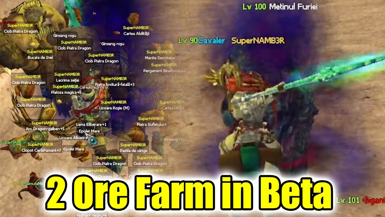 2 Ore de Farmat in Beta ✅Cati Bani am Facut in Thunder?? Metin2.ro Tigerghost