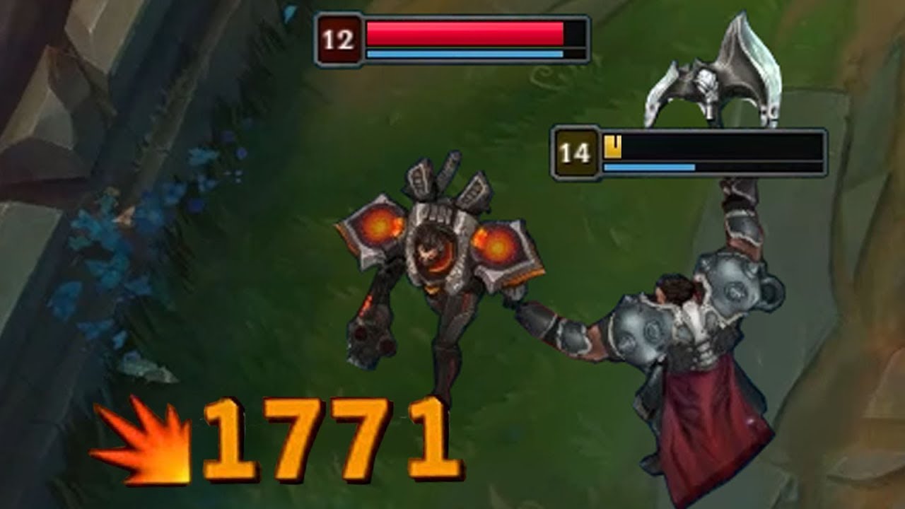 100% Crit DARIUS vs. Normal DARIUS - League of Legends Compilation