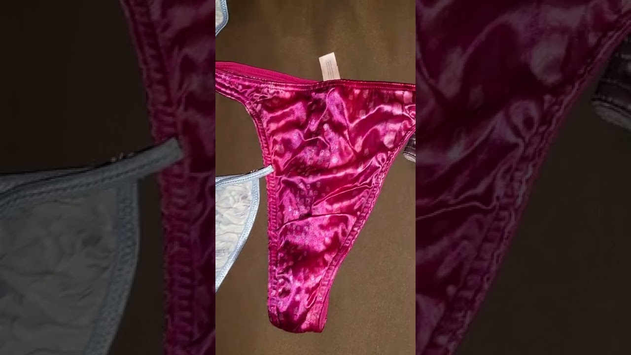 Victoria's secret second skin satin thong and v string collection