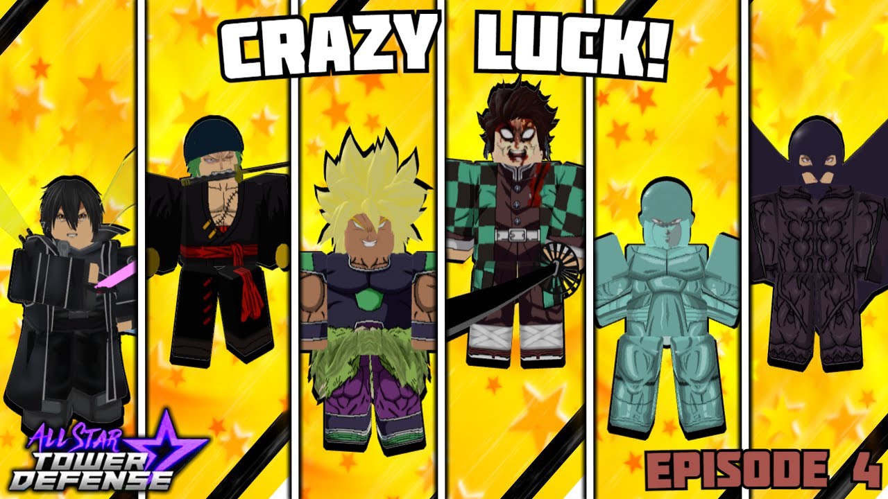 Noob is Collecting Units Ep.4 | (INSANELY LUCKY?) | All Star Tower Defense ROBLOX