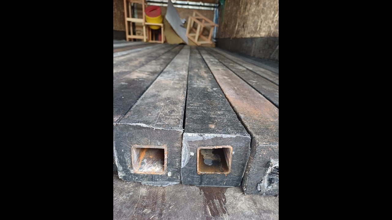 postas para cerca de madera plastica 4x4 #materialreciclado #woodworking #reciclaje #plasticwood