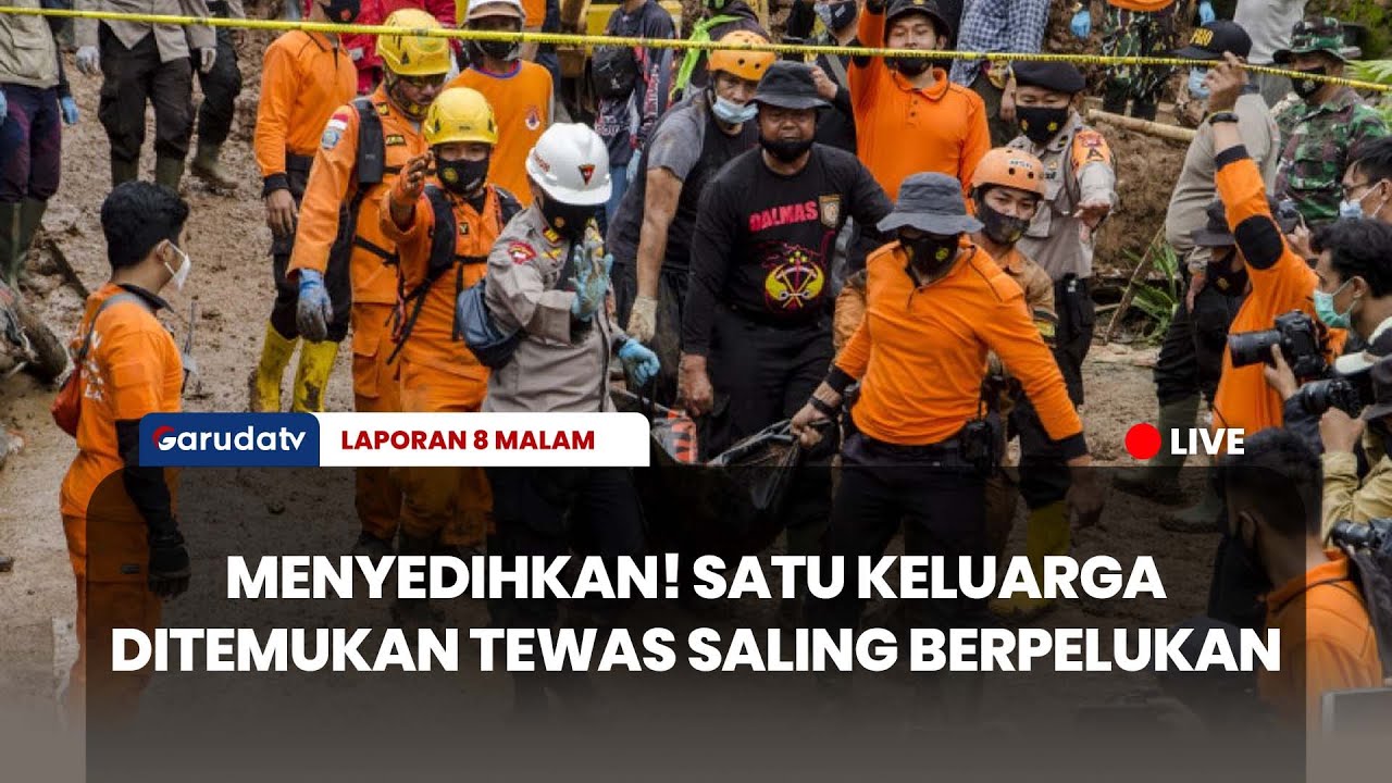 ISAK TANGIS PECAH! Ayah, Ibu & Anak Korban Longsor Cisarua Ditemukan Tewas Berpelukan
