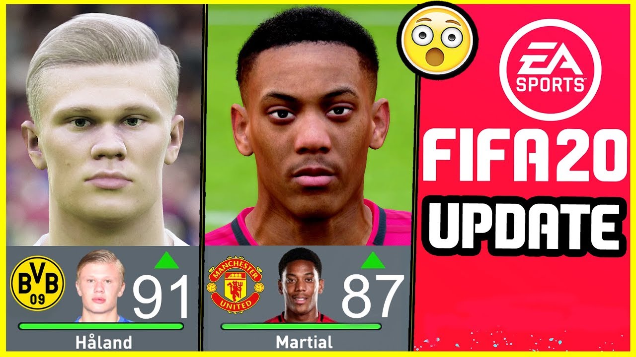 NEW FIFA 20 UPDATE - NEW RATINGS & POTENTIALS, REMOVED PLAYERS & ADDED PLAYERS - Career Mode