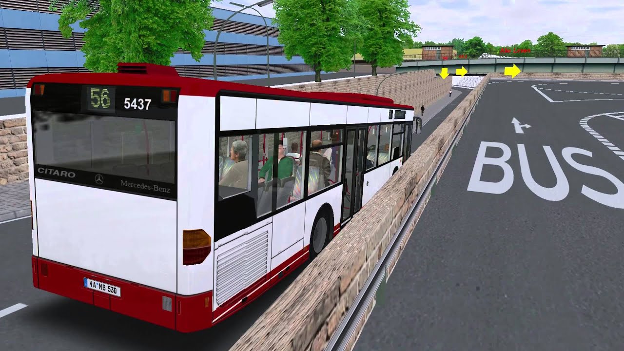 omsi 2 map sittingen ligne 56 ZOB Sama  (aller)MB 0530 citaro