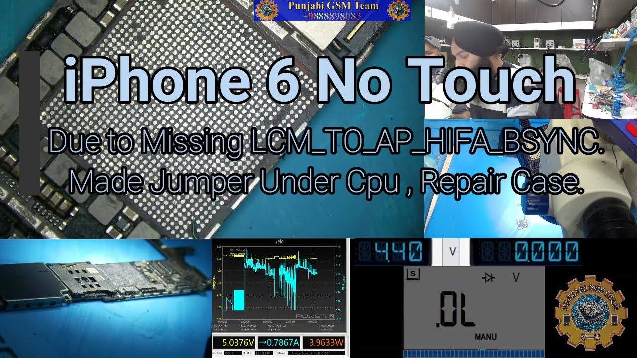 iPhone 6 Touch not Working, Repair By a Jumper Under CPU.