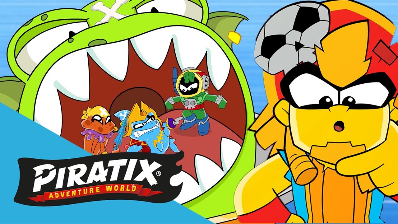 PIRATIX 🏴‍☠️ L’attaque du bateau Kraken | Dessins animés pour enfants