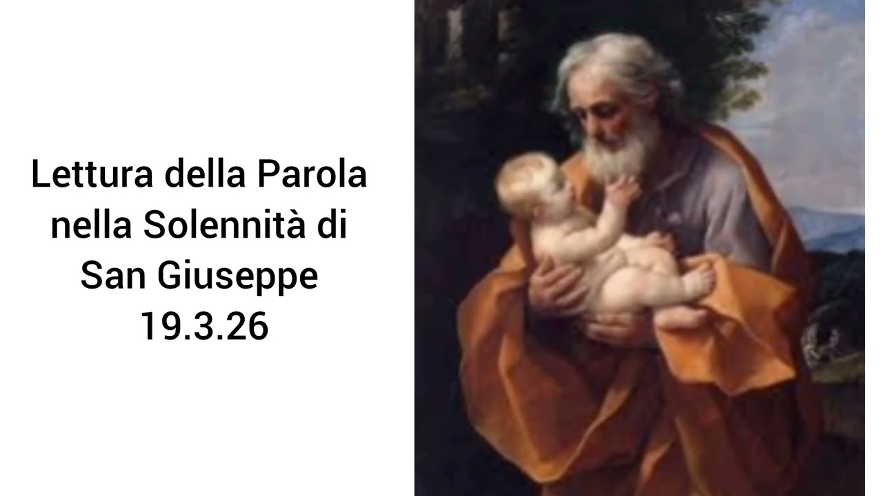 Liturgia della Solennità di San Giuseppe 19.3.26 don Gabriele Ghinassi 