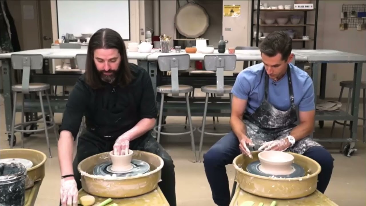 Channel 10 Host takes a spin on the Ceramics Wheel at CSMoA