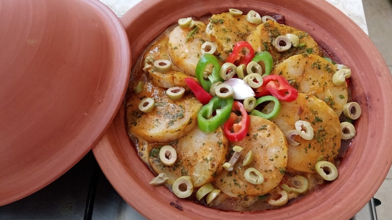 tajin de pescado (merluza) طاجين السمك🐟