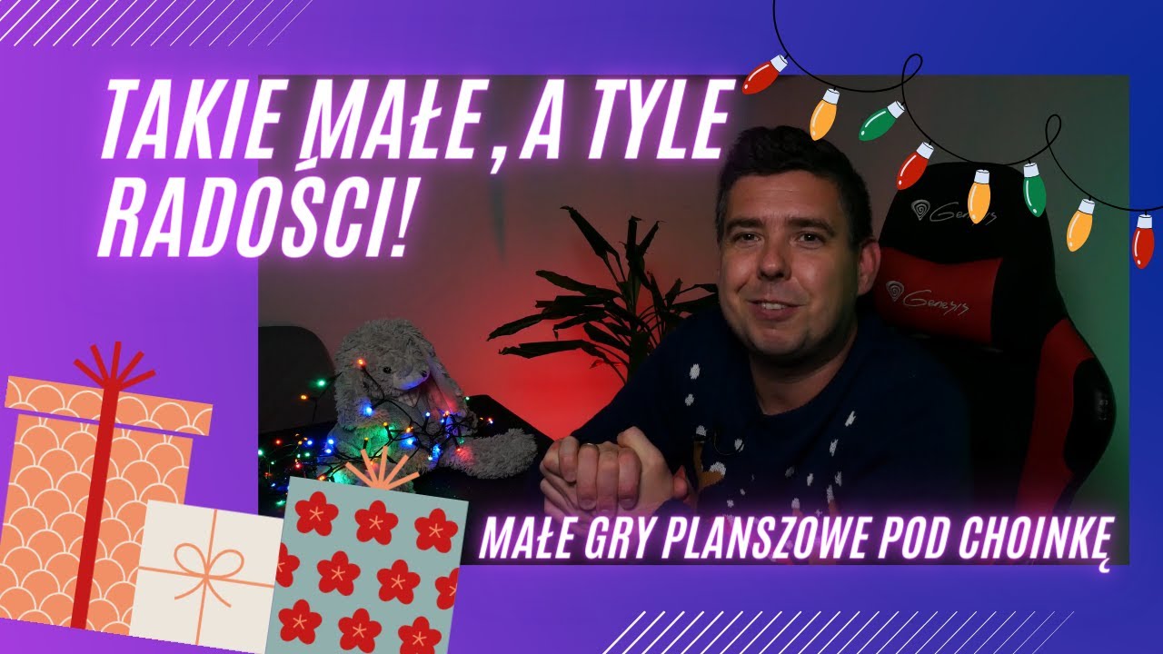 Małe gry planszowe pod choinkę! Prezenty 2024 cz. 3