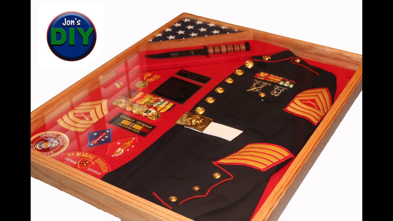 DIY Marine Shadow Box with Jacket & Knife / Jon's DIY