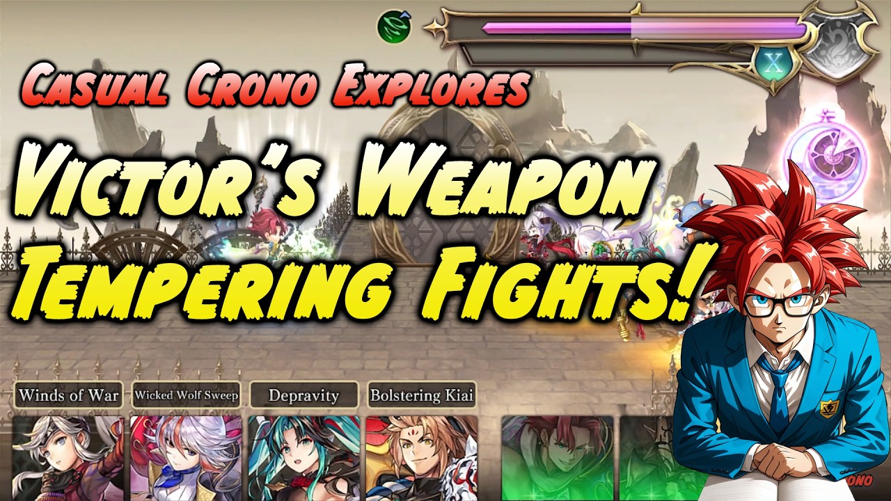 Casual Crono Explores Another Eden's Victor's Weapon Tempering Fights