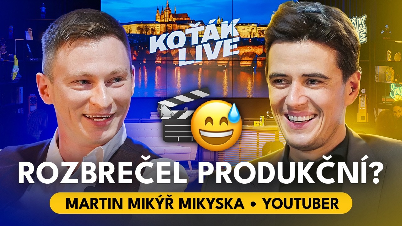 Mikýř: Občas mám pocit, že mi vykradli účet, a srovnávám se s Jirkou Procházkou | KOŤÁK LIVE