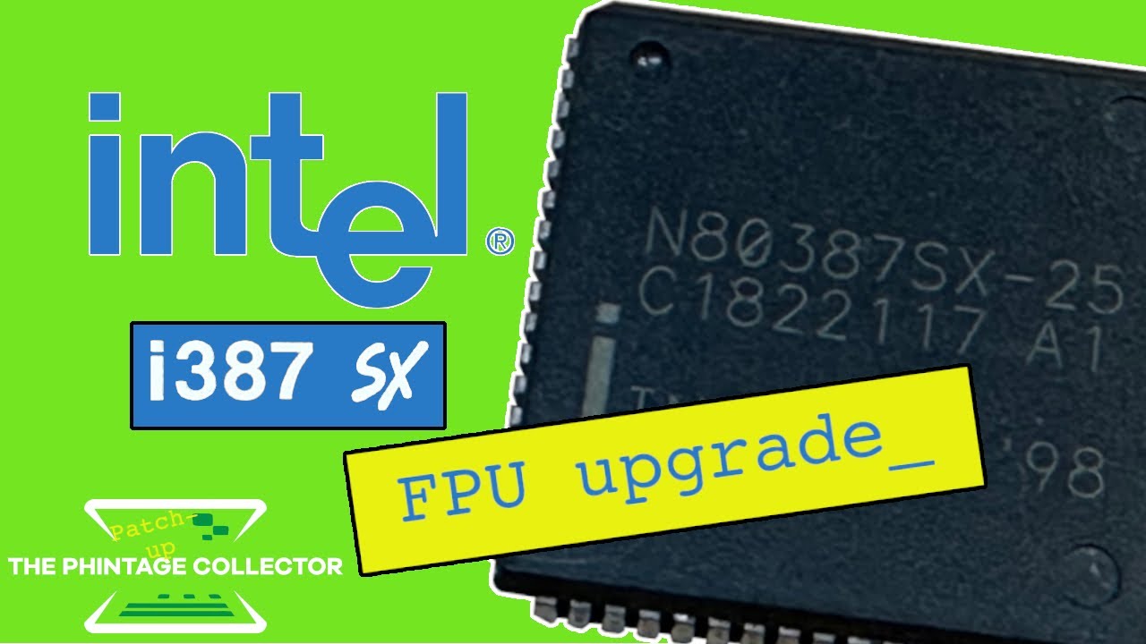 Intel 80387 FPU upgrade for the HIGHSCREEN / HALIKAN NBA386-SX-25 laptop [TPC Patch-up]