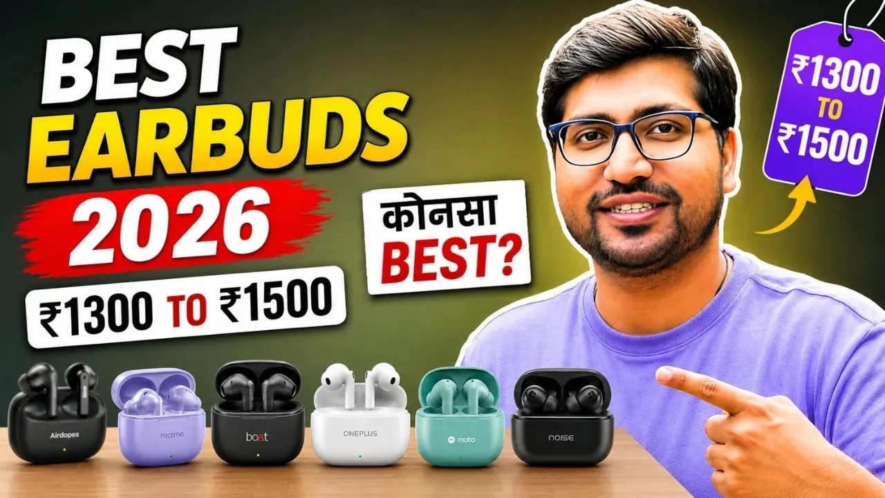 [TOP 3]🔥Best Earbuds 2026🔥Best Earbuds Under ₹1500 in India 2026 🔥Best TWS Under ₹1500