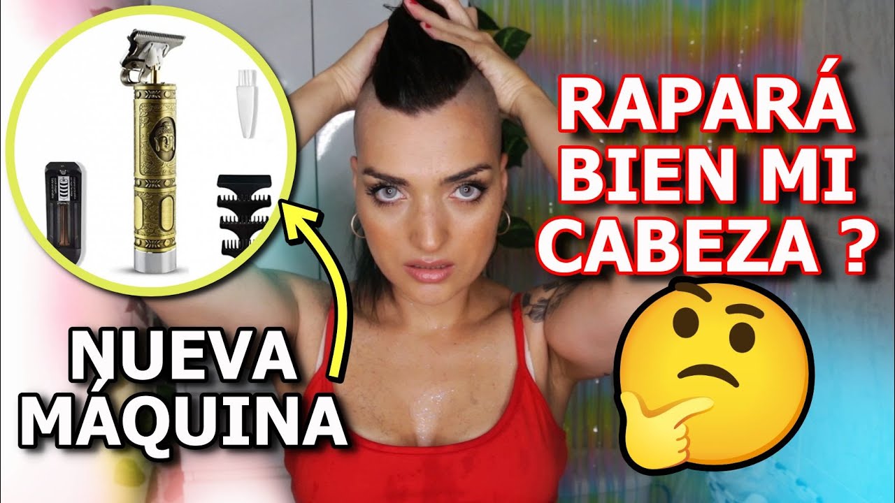 😮 PRUEBO MI NUEVA MÁQUINA DE RAPAR !