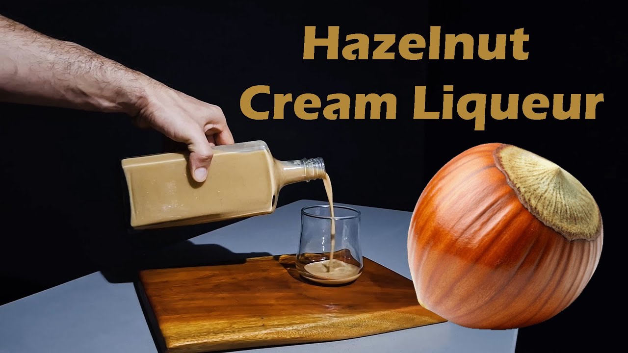 Homemade Hazelnut Cream Liqueur with Whiskey & Dulce de Leche
