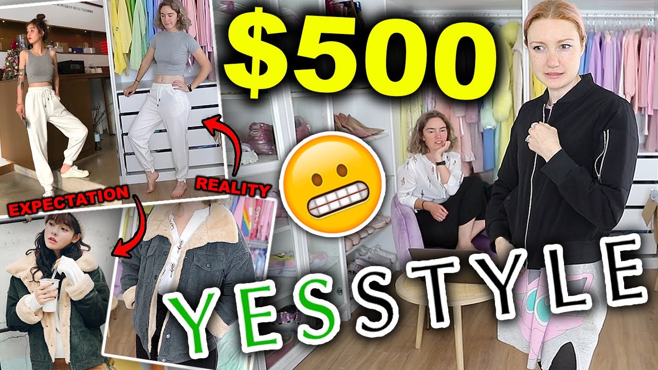 $500 YESSTYLE HAUL AND TRY ON!!! CHEAP KOREAN FASHION: YesStyle Try On Haul 2021