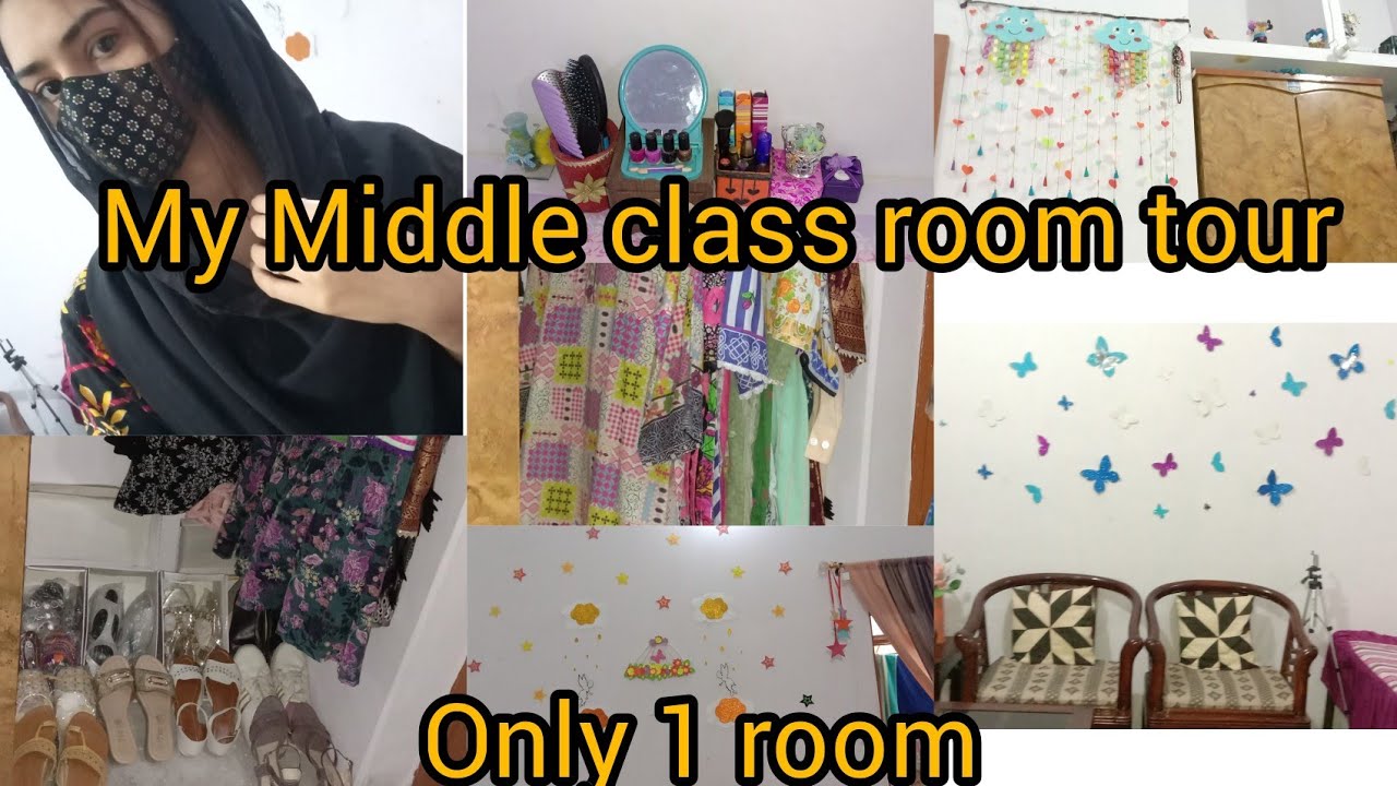 My  Middle-class Room Tour | only 1 room |Don't Judge Me  😊👍🥰